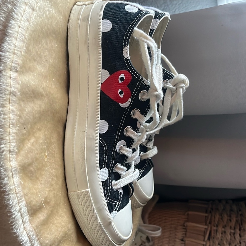 Comme des Garcons Play x Converse Polka Dot Low-Top Sneakers